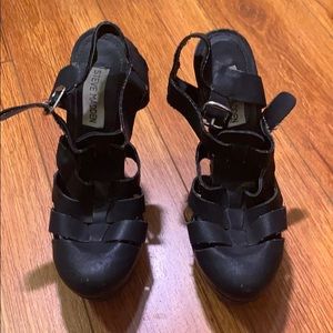 Distressed Steve Madden Wedges